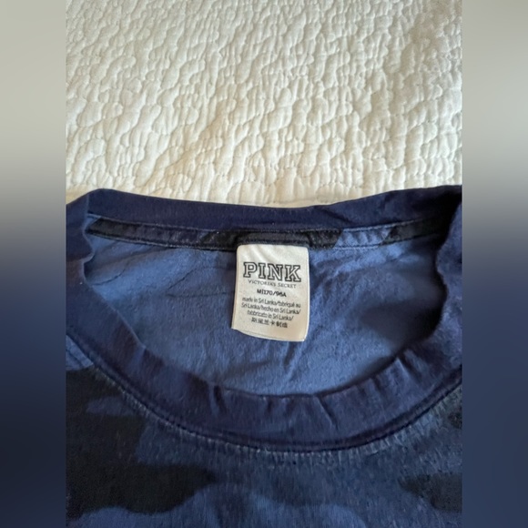 PINK Blue Camo Long Sleeve - Picture 2 of 5